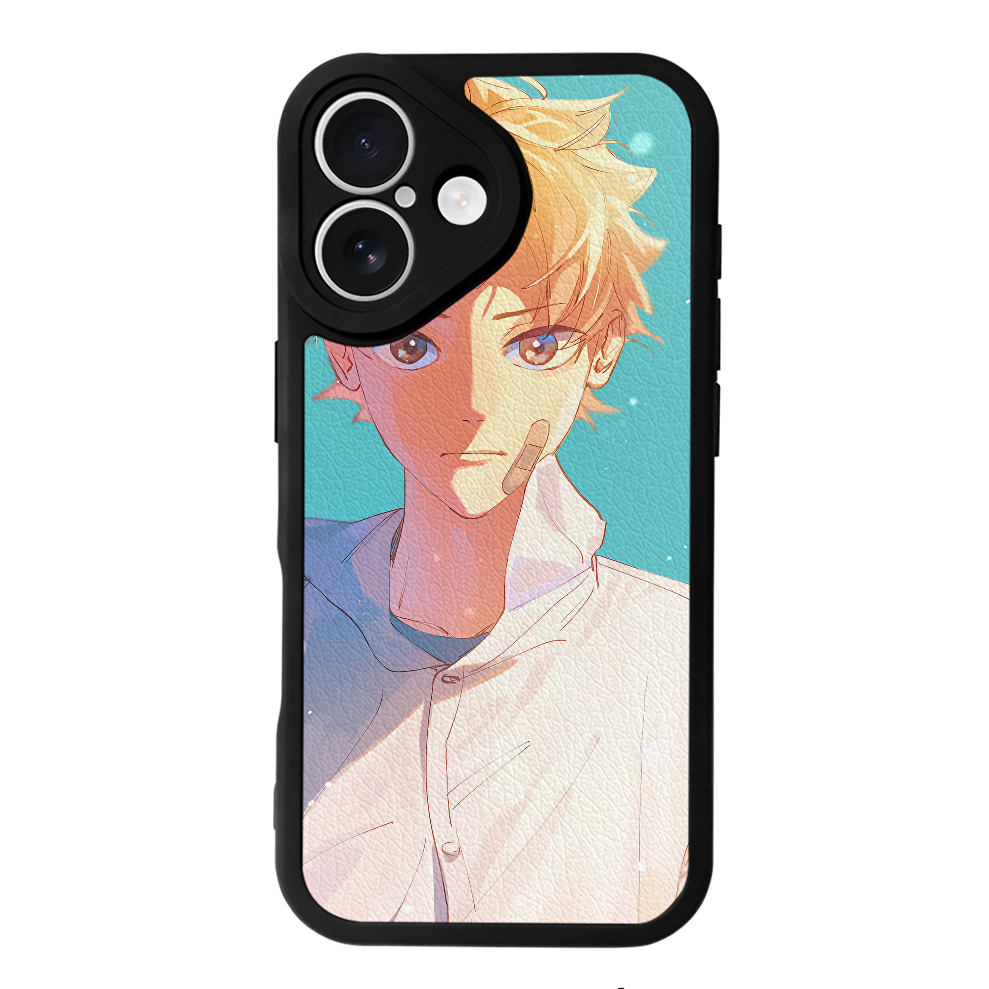 （画像用） ハイキュー!! Haikyu!! 【iPhone 16シリーズ対応】シリコンスマホケース（レザー調） 材質：シリコン